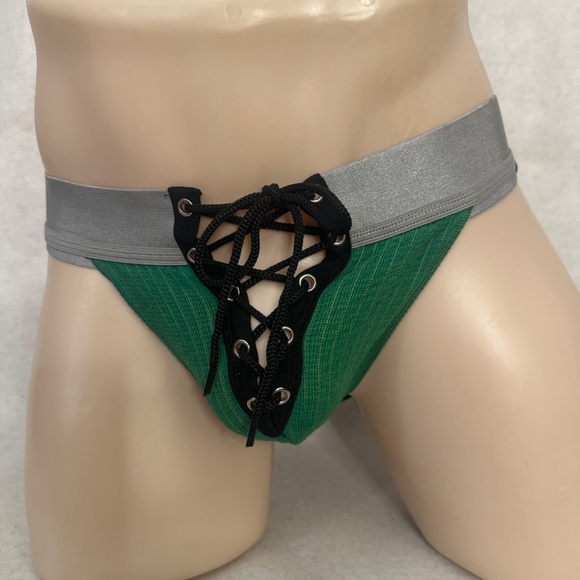 Black Unicorn Football Lacing Jock 28-34" waist Cotton/nylon/spandex - Picture 3 of 3